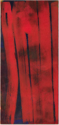 Gottfried Mairwöger, Ohne Titel, Öl auf Leinen, 109 x 51 cm - verfügbar