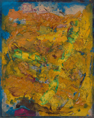 Gottfried Mairwöger, Sekundenbild, Öl auf Holz, 40 x 50 cm - verfügbar