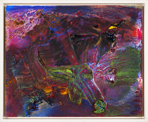 Gottfried Mairwöger, Sekundenbild, Öl auf Holz, 40 x 50 cm - verfügbar
