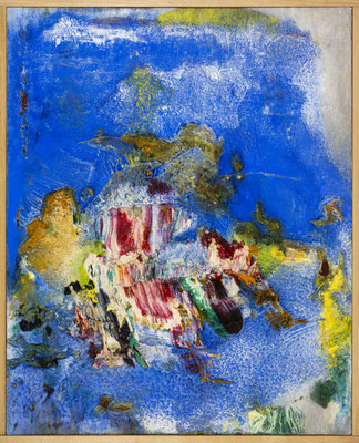Gottfried Mairwöger, Sekundenbild, Öl auf Holz, 61,5 x 50,5 cm - verfügbar