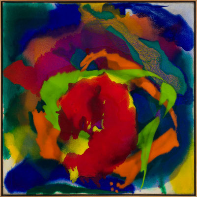 Gottfried Mairwöger, Ohne Titel, Öl auf Leinen, 100 x 100 cm - Privatsammlung