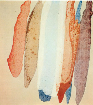 Gottfried Mairwöger, Lava, 1979, Öl auf Leinen, Privatsammlung