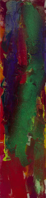 Gottfried Mairwöger, Ohne Titel, Öl auf Leinen, 297 x 70 cm - verfügbar