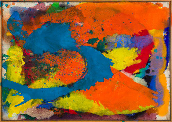 Gottfried Mairwöger, Lately, 1996, Öl auf Leinen, 83 x 118 cm - verfügbar