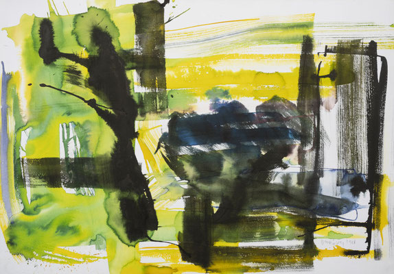 Gottfried Mairwöger, Ohne Titel, 1988, Aquarell auf Papier, 70 x 100 cm - verfügbar