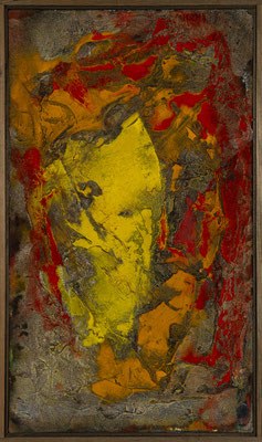 Gottfried Mairwöger, Cadmiumgelb, 1996, Öl auf Leinen, 70 x 40 cm - verfügbar