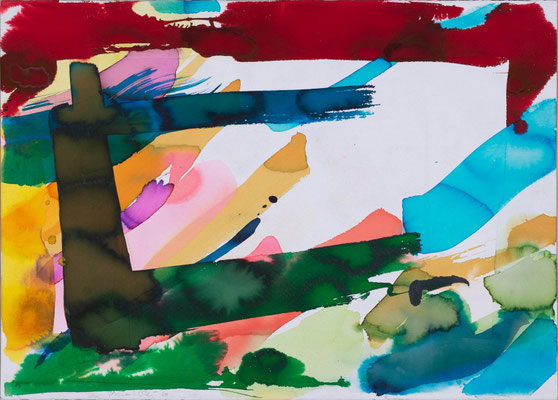 Gottfried Mairwöger, Ohne Titel, 1980, Aquarell auf Papier, 50 x 70 cm - verfügbar
