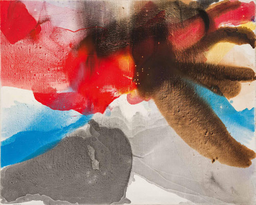 Gottfried Mairwöger, Ohne Titel II, 1975, Öl auf Leinen, 104,5 x 130 cm - verfügbar