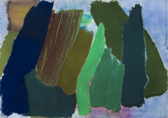 Gottfried Mairwöger, Ohne Titel, Pastellkreide auf Papier, 70 x 100 cm - verfügbar 