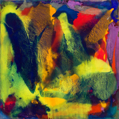 Gottfried Mairwöger, Ohne Titel, Öl auf Leinen, 100 x 100 cm - verfügbar
