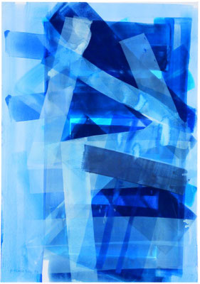 Gottfried Mairwöger, Ohne Titel, Aquarell auf Papier, 1994, 100 x 70 cm - österreichische Privatsammlung