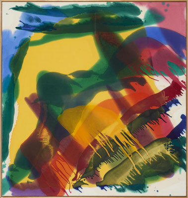 Gottfried Mairwöger, Ohne Titel, 2001, Öl auf Leinen, 150,5 x 159 cm - LENTOS Museum Linz, Inv. Nr. 1698