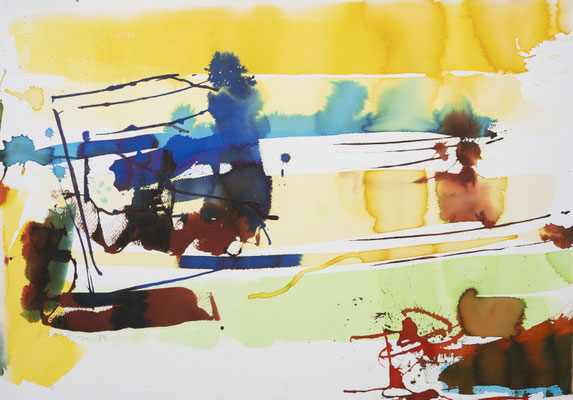 Gottfried Mairwöger, Ohne Titel, 1989, Aquarell auf Papier, 70 x 100 cm - verfügbar