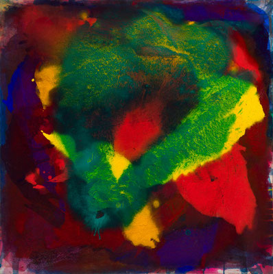 Gottfried Mairwöger, Ohne Titel, Öl auf Leinen, 100 x 100 cm - verfügbar