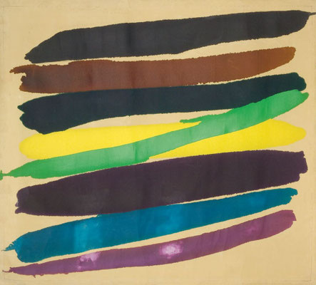 Gottfried Mairwöger, Eastbound Again, 1980, Öl auf Leinen, 159 x 136,5 cm, Privatsammlung