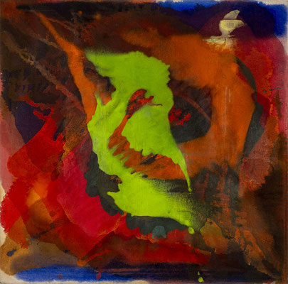 Gottfried Mairwöger, Ohne Titel, Öl auf Leinen, 98 x 98 cm - verfügbar