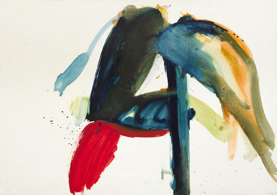 Gottfried Mairwöger, Ohne Titel (Naturstudie), Öl auf Papier, 62 x 88 cm - Privatsammlung