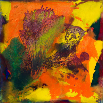 Gottfried Mairwöger, Ohne Titel, Öl auf Leinen, 100 x 100 cm - verfügbar
