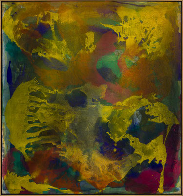 Gottfried Mairwöger, Punjab, Öl auf Leinen, 159 x 150 cm - verfügbar