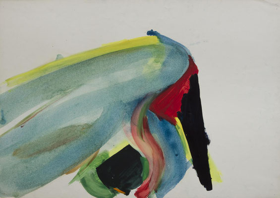 Gottfried Mairwöger, Ohne Titel, Öl auf Papier, 62,5 x 88 cm - verfügbar