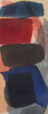 Gottfried Mairwöger, Ohne Titel, Öl auf Leinen, 176 x 75 cm - Privatsammlung