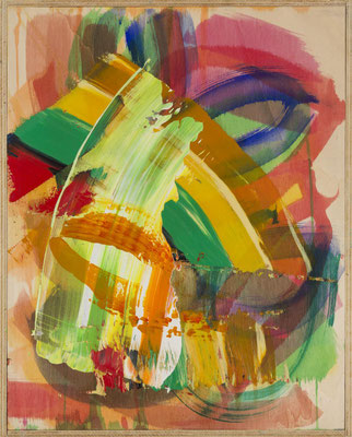 Gottfried Mairwöger, Sekundenbild, Öl auf Holz, 50 x 40 cm - verfügbar