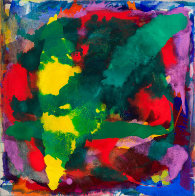 Gottfried Mairwöger, GG Tragwein II, Öl auf Leinen, 100 x 100 cm - verfügbar