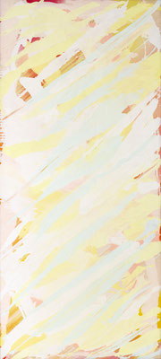 Gottfried Mairwöger, Icicles, 1982 Murau, Öl auf Leinen, 284 x 127 cm - verfügbar