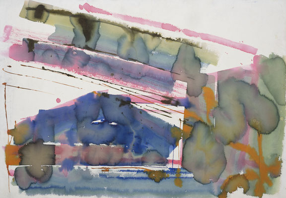 Gottfried Mairwöger, Ohne Titel, Aquarell auf Papier, 70 x 100 cm - verfügbar