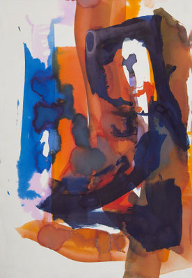 Gottfried Mairwöger, Ohne Titel, Aquarell auf Papier, 72,5 x 50 cm - verfügbar