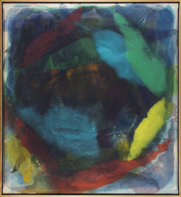 Gottfried Mairwöger, Sunlight in the Rain, Öl auf Leinwand, 109 x 99 cm - Privatsammlung