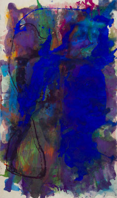 Gottfried Mairwöger, Ohne Titel, 1996, Öl auf Leinen, 146 x 86 cm - verfügbar