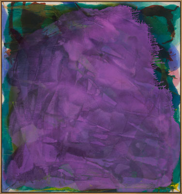Gottfried Mairwöger, Salt Water, Öl auf Leinen, 159 x 150 cm - Privatsammlung USA