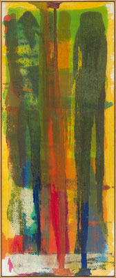 Gottfried Mairwöger, Ohne Titel, Öl auf Leinen, 212 x 88 cm - verfügbar