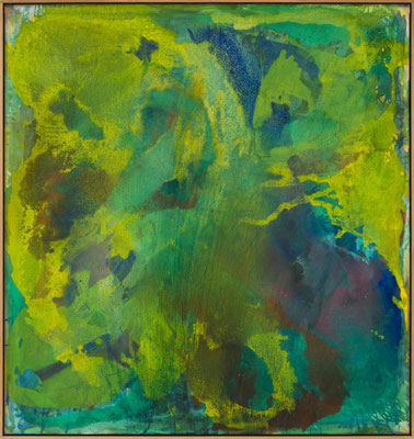 Gottfried Mairwöger, Island, Öl auf Leinen, 159 x 150 cm - verfügbar