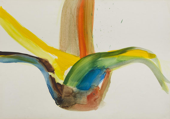 Gottfried Mairwöger, Ohne Titel (Naturstudie), Öl auf Papier, 62 x 88 cm - Privatsammlung