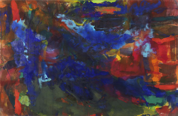 Gottfried Mairwöger, Landscape, Öl auf Leinen, 243 x 373 cm - Sammlung Raiffeisen Landesbank OÖ
