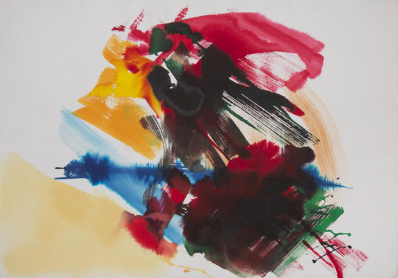 Gottfried Mairwöger, Ohne Titel, 1989, Aquarell auf Papier, 70 x 100 cm - verfügbar