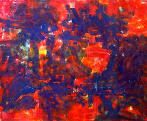 Gottfried Mairwöger, Rot, 2002, Öl auf Leinwand, 330 x 400cm - die KUNSTSAMMLUNG des Landes OÖ