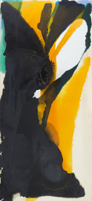 Gottfried Mairwöger, Ohne Titel, Öl auf Leinen, 214 x 99 cm - Privatsammlung