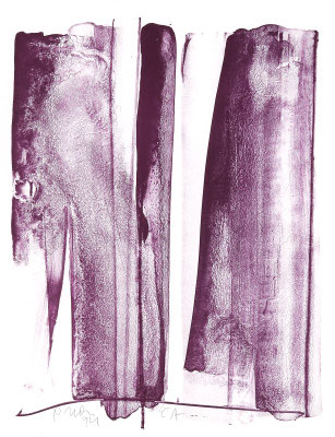Gottfried Mairwöger, Ohne Titel, 1994, Lithografie auf Papier, 44 x 33 cm - die KUNSTSAMMLUNG des Landes OÖ (Auflage verfügbar)