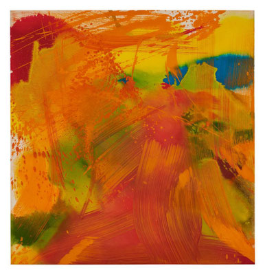Gottfried Mairwöger, Verano, 1985, Öl auf Leinen, 89 x 85 cm - Privatsammlung USA