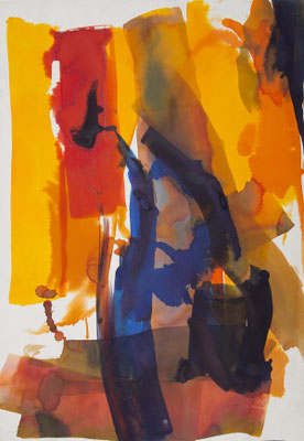 Gottfried Mairwöger, Ohne Titel, Aquarell auf Papier, 72,5 x 50 cm - verfügbar