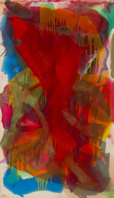 Gottfried Mairwöger, Ohne Titel, Öl auf Leinen, 237 x 137 cm - verfügbar
