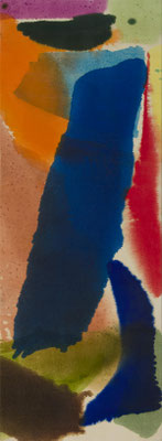 Gottfried Mairwöger, Ohne Titel, Öl auf Leinen, 177 x 65 cm - Privatsammlung 
