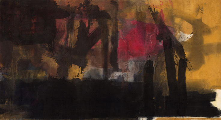 Gottfried Mairwöger, Ohne Titel, Öl auf Leinen, 150 x 275 cm - verfügbar