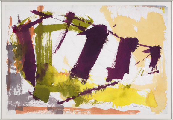 Gottfried Mairwöger, Ohne Titel, 1989, Aquarell auf Japanpapier, 60 x 90 cm - verfügbar