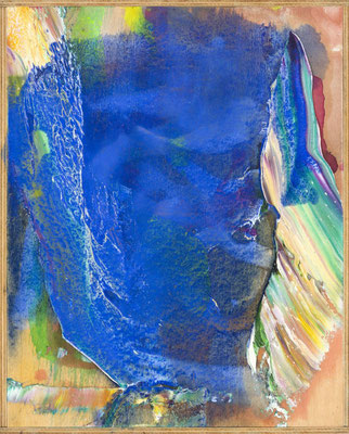 Gottfried Mairwöger, Sekundenbild, Öl auf Holz, 50 x 40 cm - Sammlung Dieter Ronte