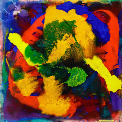 Gottfried Mairwöger, Ohne Titel, Öl auf Leinen, 100 x 100 cm - Privatsammlung
