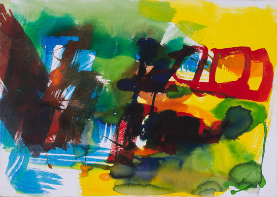 Gottfried Mairwöger, Ohne Titel, 1988, Aquarell auf Papier, 50 x 70 cm - verfügbar